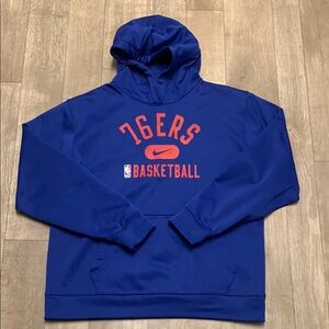 Kids Nike Philadelphia 76ers Dri Fit  NBA Basketball‎ Pullover Sweatshirt Hoodie